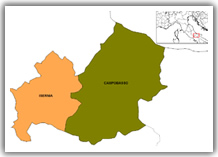 Cartina del Molise